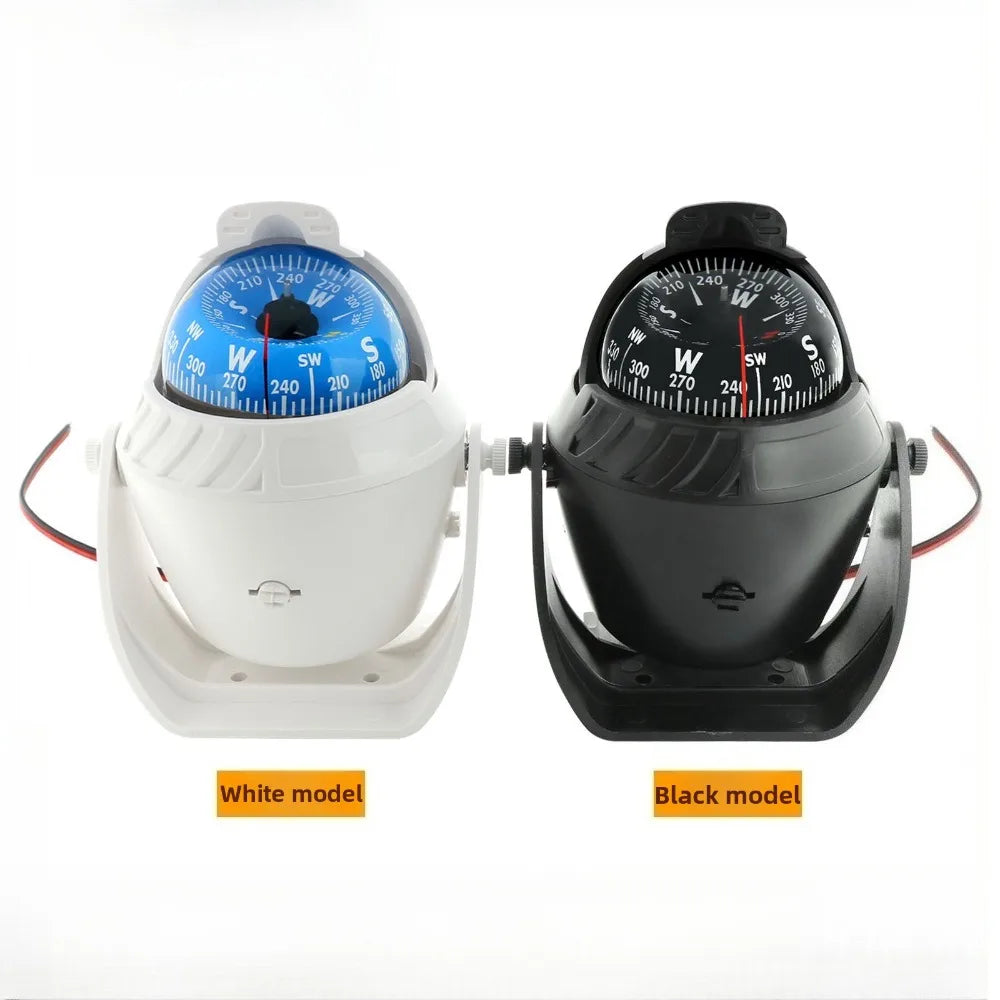 High Precision LED Light Pivoting Compass Navigation Electronic Compass For Marine Boat Car