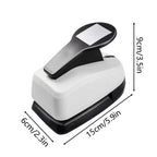 Square Punches For Paper Crafts Hole Cutter Paper Punches for Adult Child Student Kids card making custom scrapbooking  Photo