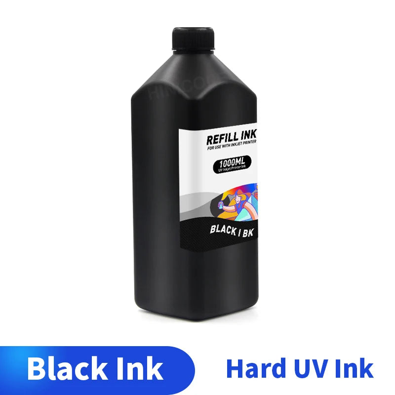 HINICOLE 500ml LED UV Ink 1000ml For Epson L800 L805 L1800 R280 R290 R330 1390 1400 1410 For DX5 DX6 DX7 Universal UV Printer