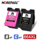 Morepage 664XL Ink cartridge Replacement For HP 664 HP664 XL Deskjet 1115 2135 3635 2138 3636 3638 4535 4536 4538 4675 Printer