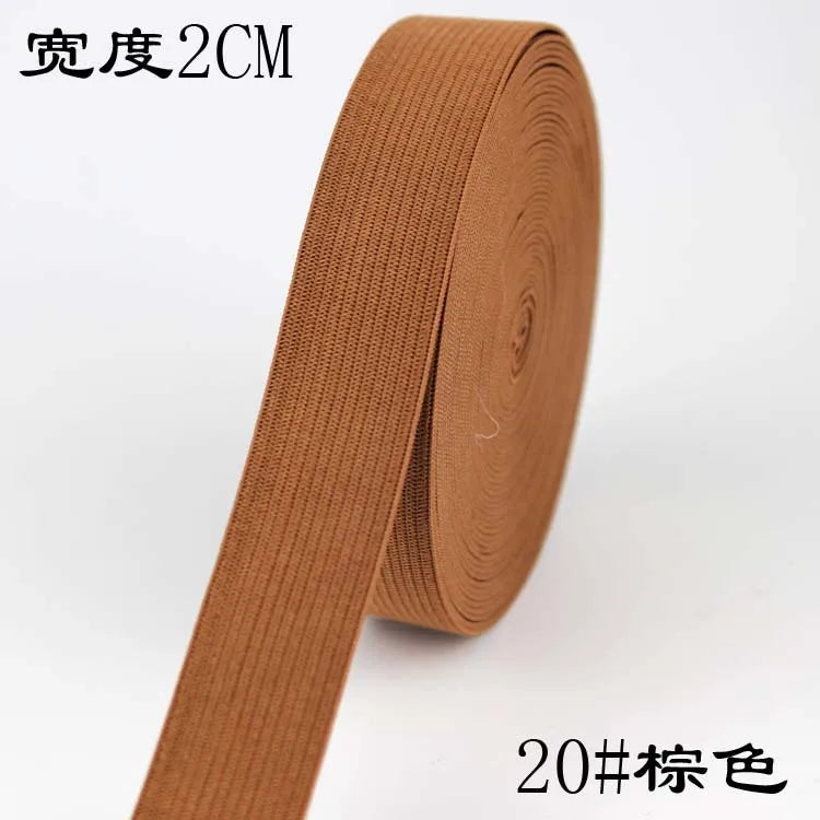 1/2/5Meters Color Elastic Band High Elasticity Rubber Band Sewing Craft For Home  Lace Decoration Clothing Accessories