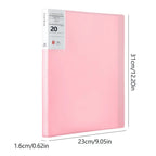 A4 Semi Transparent PP Brochure, Multiple Page Sizes To Choose From, Classified Insert Folder, Conference Document Organization,