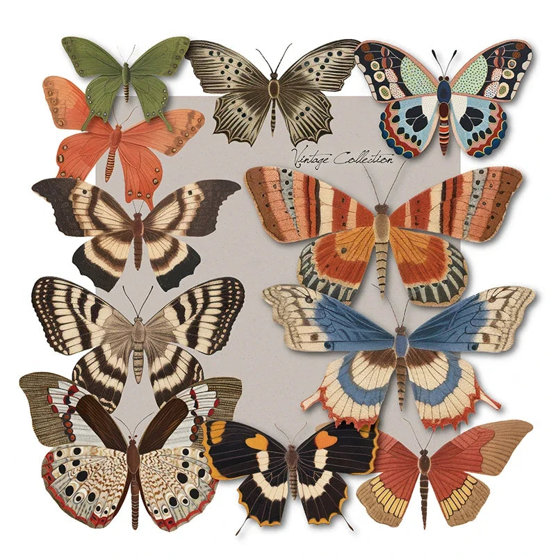 Vintage Mottled Clip Lady Hand Cardstock DIY Junk Journal Collage Flower Frame Door Craft Paper Thick Card Material Scrapbooking