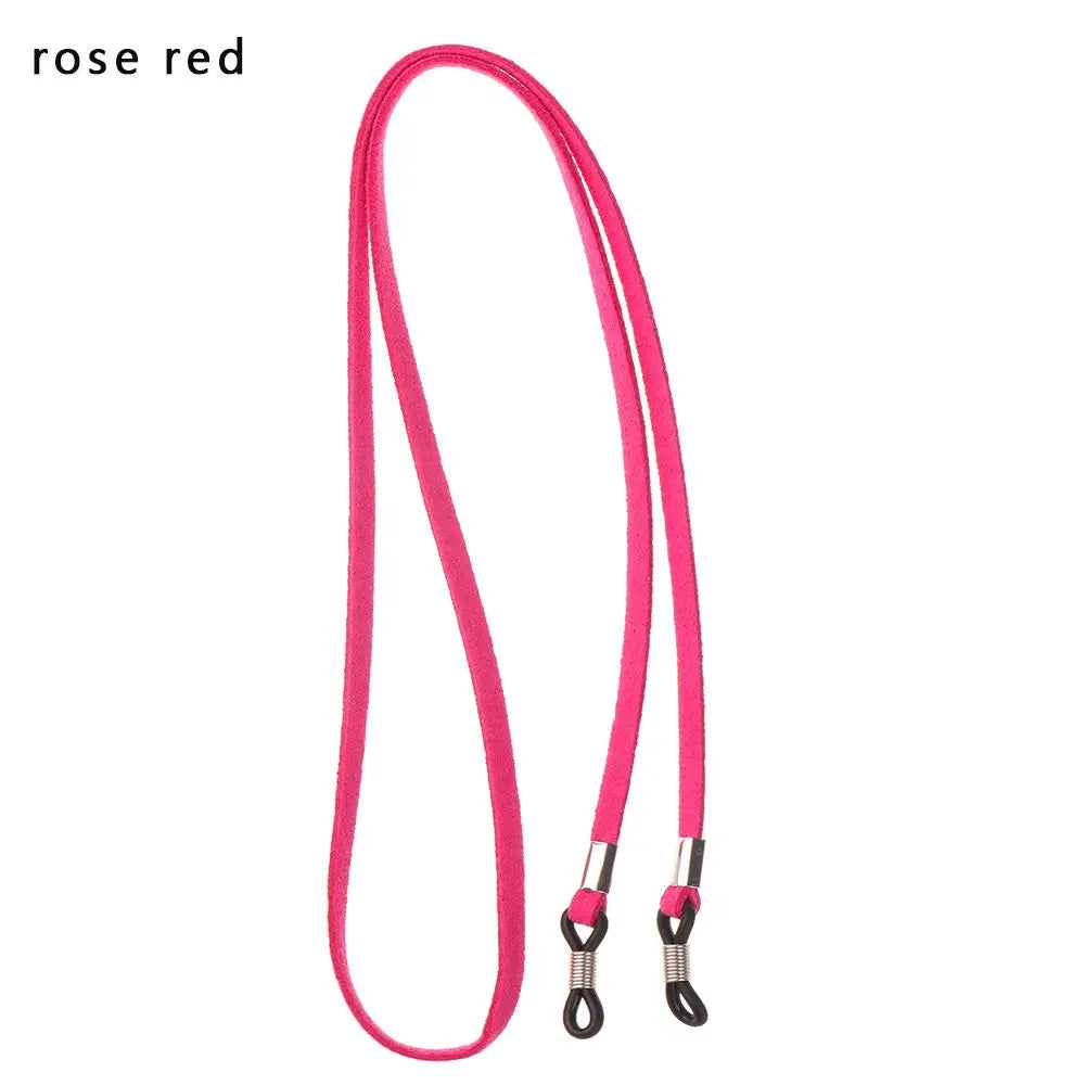 1PC Fashion New Design High Elasticity Sunglasses Lanyard Leather Strap Glasses Chain Cord Reading Glasses Strap Decoration