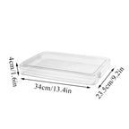Document Storage Box,Desktop Documents, A4 Data Sorting Box, Household Registration Book, File Bag, Dustproof And Moisture-Proof