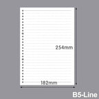 60 Sheets A4 A5 B5 Refill Spiral Binder Inner Page Notebook Loose Leaf Weekly Monthly To Do Line Grid Inside Paper Stationery
