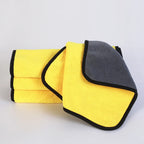 Microfiber Car Cleaning Towel Car Wash Drying Cloth Household Cleaning Supplies Dish Washing Cloth Hemming Car Detail Wash Towel