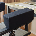 Black Cotton-Linen Style Foam Elbow Pillow Chair Armrest Pads Support Arm Rest for Office Chair Cushion Pads Elbow Relief