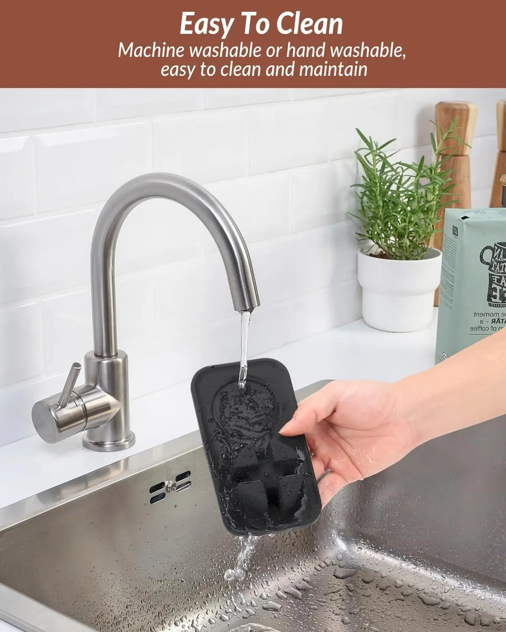 Tamping Mat for Ninja Luxe Cafe Espresso Machine ES601 Food-Grade Silicone  Tamper Holder Non-Slip Accessories