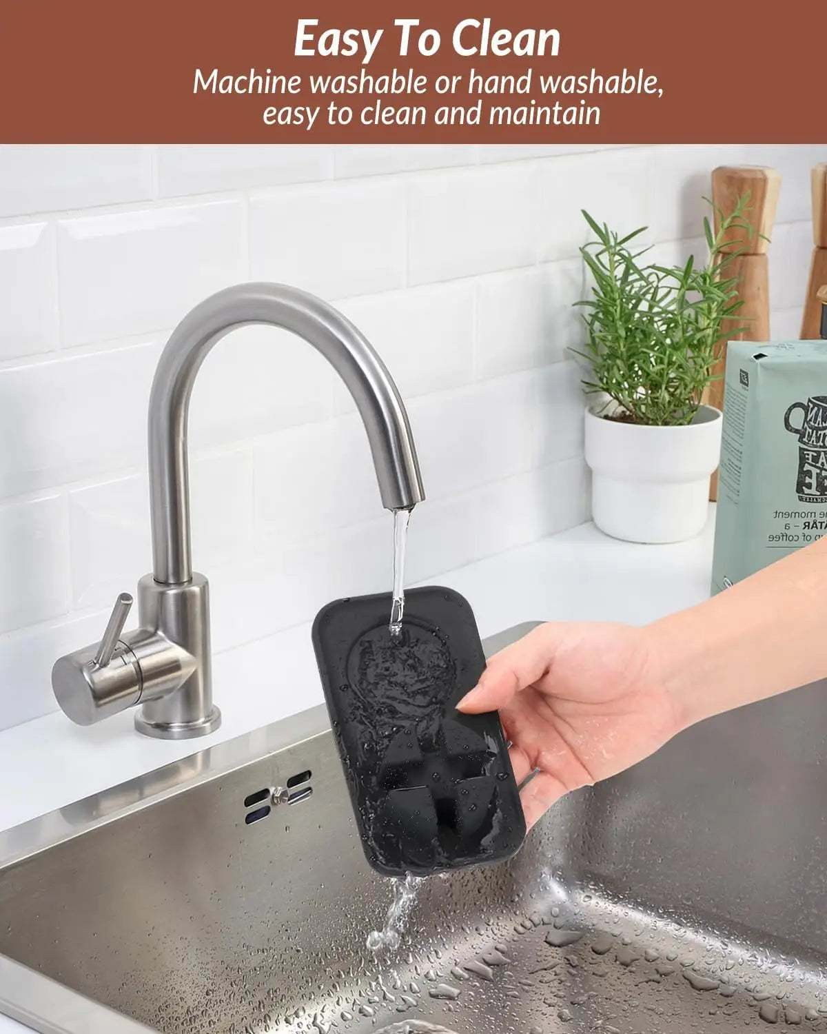 Tamping Mat for Ninja Luxe Cafe Espresso Machine ES601 Food-Grade Silicone  Tamper Holder Non-Slip Accessories