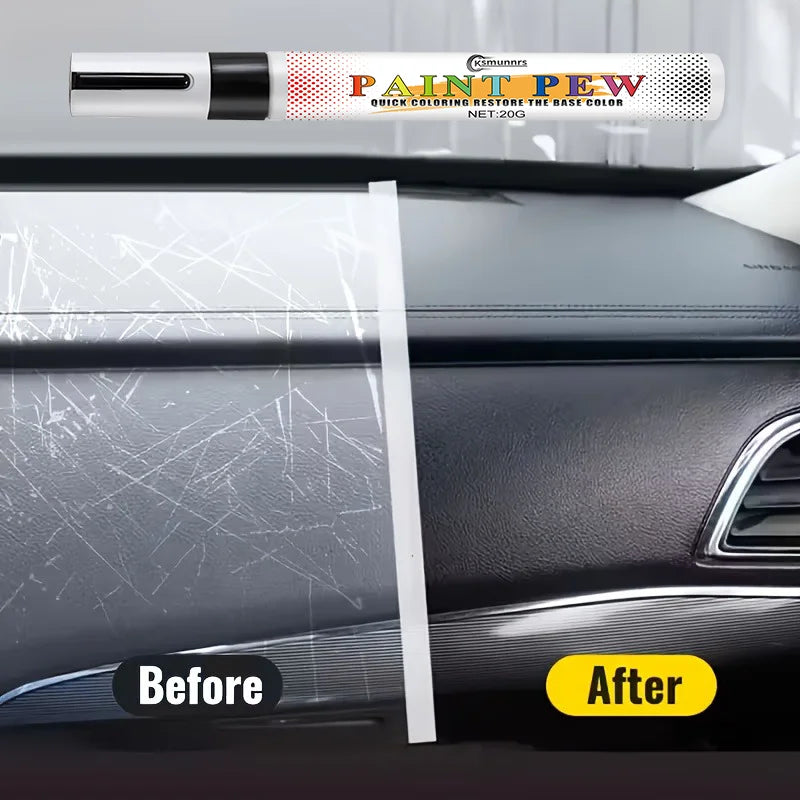 Car Button Repair Pen - Black Special Plastic Interior Renovation Touch-Up Pen, easily repairs scratches and wear on the interio