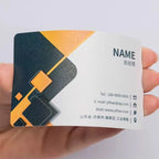 Customized Cards PVC Business Cards Plastic Waterproof Cards Personalized Design Round Corner Frosted PVC Business Cards