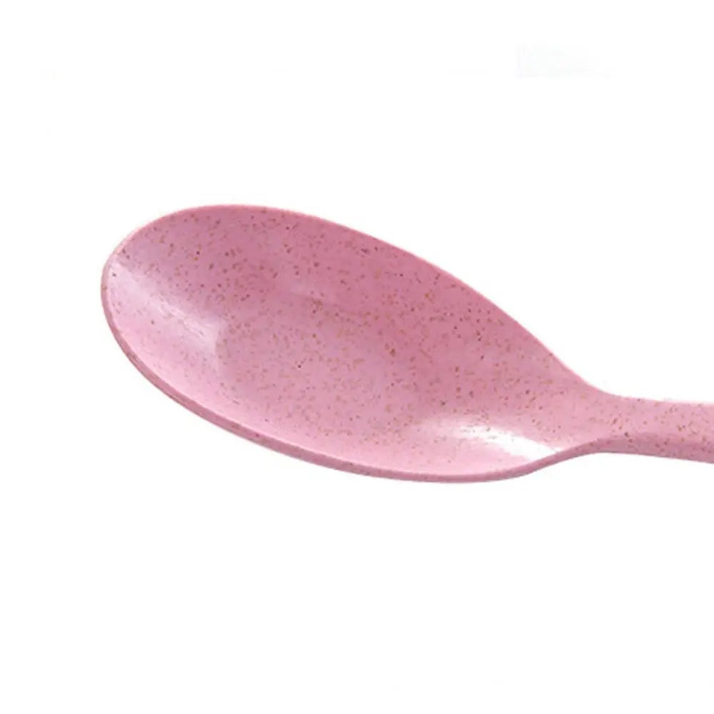 Plastic Bar Kitchen Tools Pudding Dessert Cake Party Wheat Straw Spoon Spoon Rice Scoop Scoop