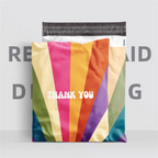 100PCS Poly Mailer Adhesive Envelope Courier Print Bag DIY Lady Panties Dress T-shirt Wedding Xmas Gift Box Packaging Pouches