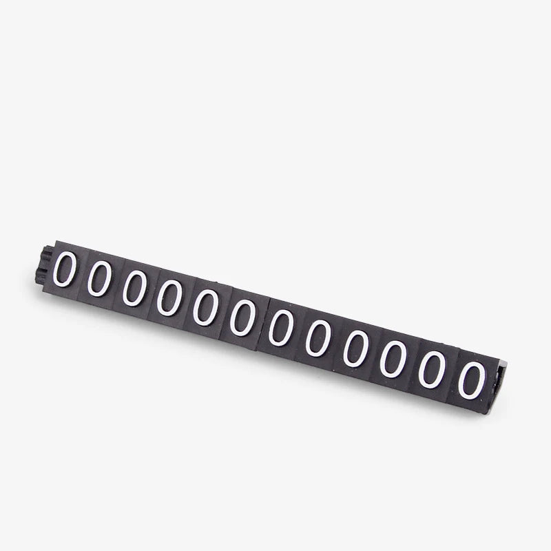 5pcs Price Cubes Adjustable Letter Snap Number Digit Stick Phone Watch Jewelry Snack Food Counter Display Stand Sign Tags