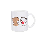 Panda Bear Bubu Dudu Coffee Milk Cup Mocha Cat Panda Bear Couple Christmas Mug Kawaii Cups Original Mugs Free Shipping Drinkware