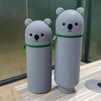 1PCS Kawaii Animals Silicone Telescoping Pencil Case Student Large Capacity Stationery Bag Giraffe/ Bee/Panda Learn Stationery