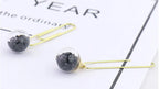5 Pcs/Set Quicksand Crystal Ball Paper Clip DIY Metal Notes Letter File Binder Clips Bookmarks Office Desktop Storage Stationery