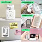 9 Colors Peripage A6 304DPI Mini Photo Printer Notes Sticker Label Printing Machine Bluetooth Portable Wireless Printer Marker