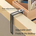 Desk File Organizer Mesh 5-Tier, Hanging Wall Mount Document Organization Stand, Desktop Vertical Mail Paper Folder Holder Rack