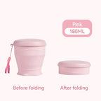 Collapsible Silicone Water Cup – Portable, Leak-Proof & BPA-Free for Travel, Hiking, Camping, Gym, Office