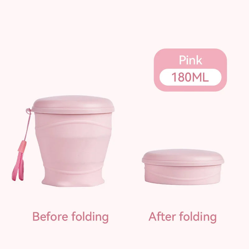 Collapsible Silicone Water Cup – Portable, Leak-Proof & BPA-Free for Travel, Hiking, Camping, Gym, Office