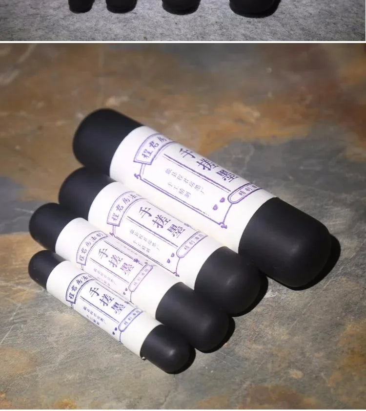 Hand Rubbing Oil Soot Ink Sticks Pure Handmade Ink Block Traditional Chinese Calligraphy Painting Oil Smoke Ink Bar Ink Stone
