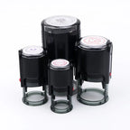 Custom Self-Inking Stamp 25/30/40/50mm Round Logo Design P Personalized Press-type Inking Stamp for Wedding Invitation Envelope