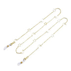 New Fashion Women Eyeglass Chain Hollow Star Pearl Beaded Sunglasses Reading Glasses Lanyard Eyewear Holder Neck Strap Rope