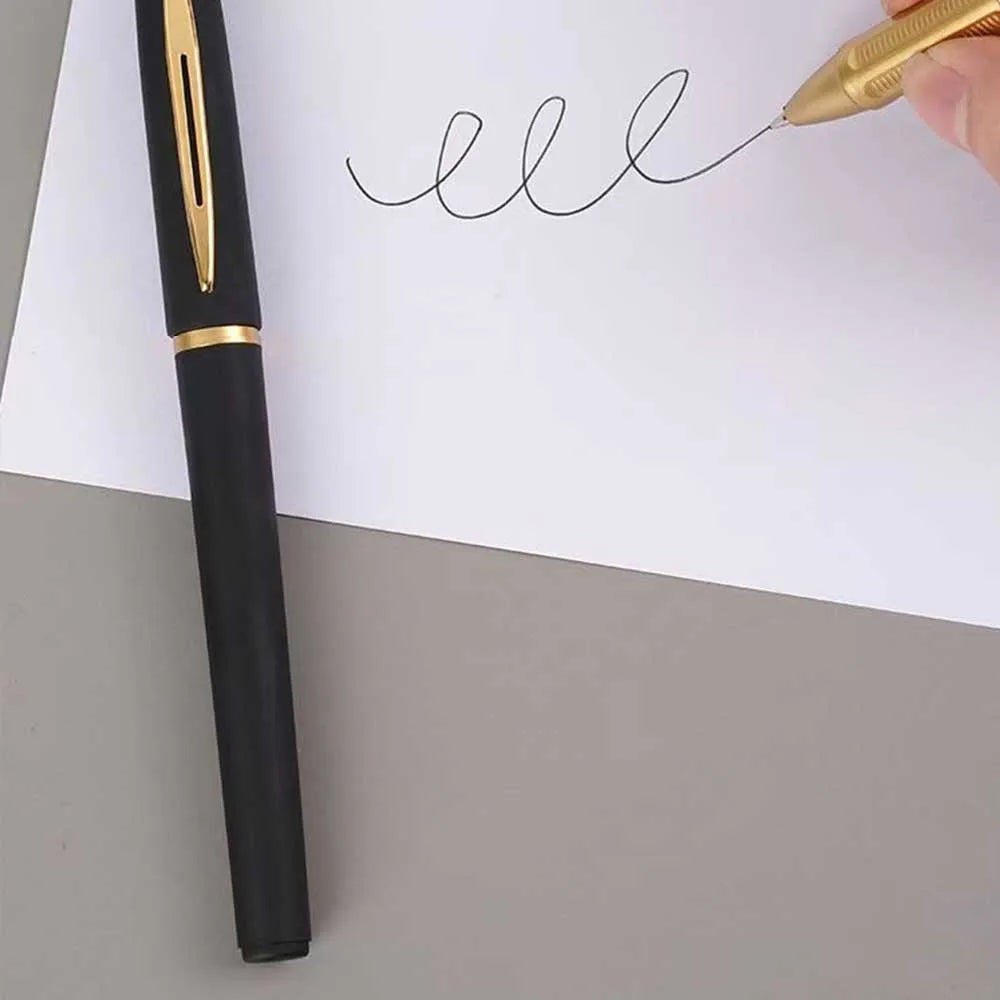 1pc Black Ink Gel Pen 0.5mm 0.7mm 1.0mm Ballpoint For Writing School Stationery Supplies Business Signature Pen Office Access