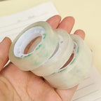 20-1Roll Transparent Adhesive Tape 0.8cm 1.2cm 1.8cm Width Strong Clear Sealing Tape for Office School Home Packaging Stationery