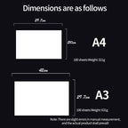 Tracing Paper Translucent Craft Copying Calligraphy Drawing Writing Sheet Writing Sketching Painting Art Supplies Student A4/A3