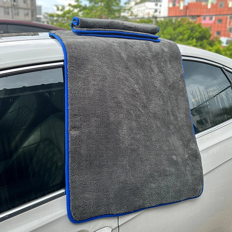 SEAMETAL Thicken Car Cleaning Towel 1200GSM Super-Absorption Microfiber Washing Towel Ultra-Soft Scratch-Free Car Drying Cloth