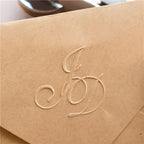 Customize Embossing Stamp Wedding Monogram Embosser Stamp,Personalized 2 initials Embosser Stamp,Wedding gift,hand held embosser