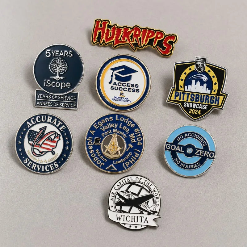 Custom Metal Pins Personalized Enamel Lapel Pins Custom Logo Badge Soft Hard Enamel Pin Bulk Wholesale Manufacturer MOQ 100PCS