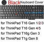 Keyboard Cover for Lenovo ThinkPad 16 Z16 P1 X1 E16 L16 P16 T16 P16s P16v T1g T16g Gen 8 7 6 5 4 3 Silicone Protector Skin Case