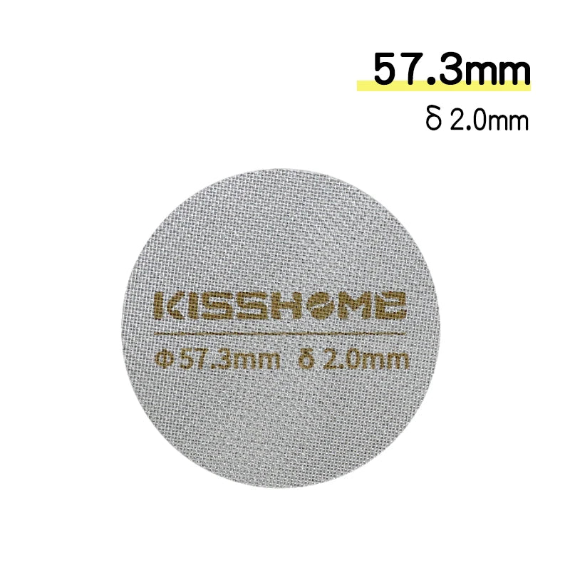 Coffee Puck Screen Fit 51mm 53.5mm 58.5mm Reusable Ground Filter Mesh Heat Resistant Metal For Espresso Accessories Barista Tool