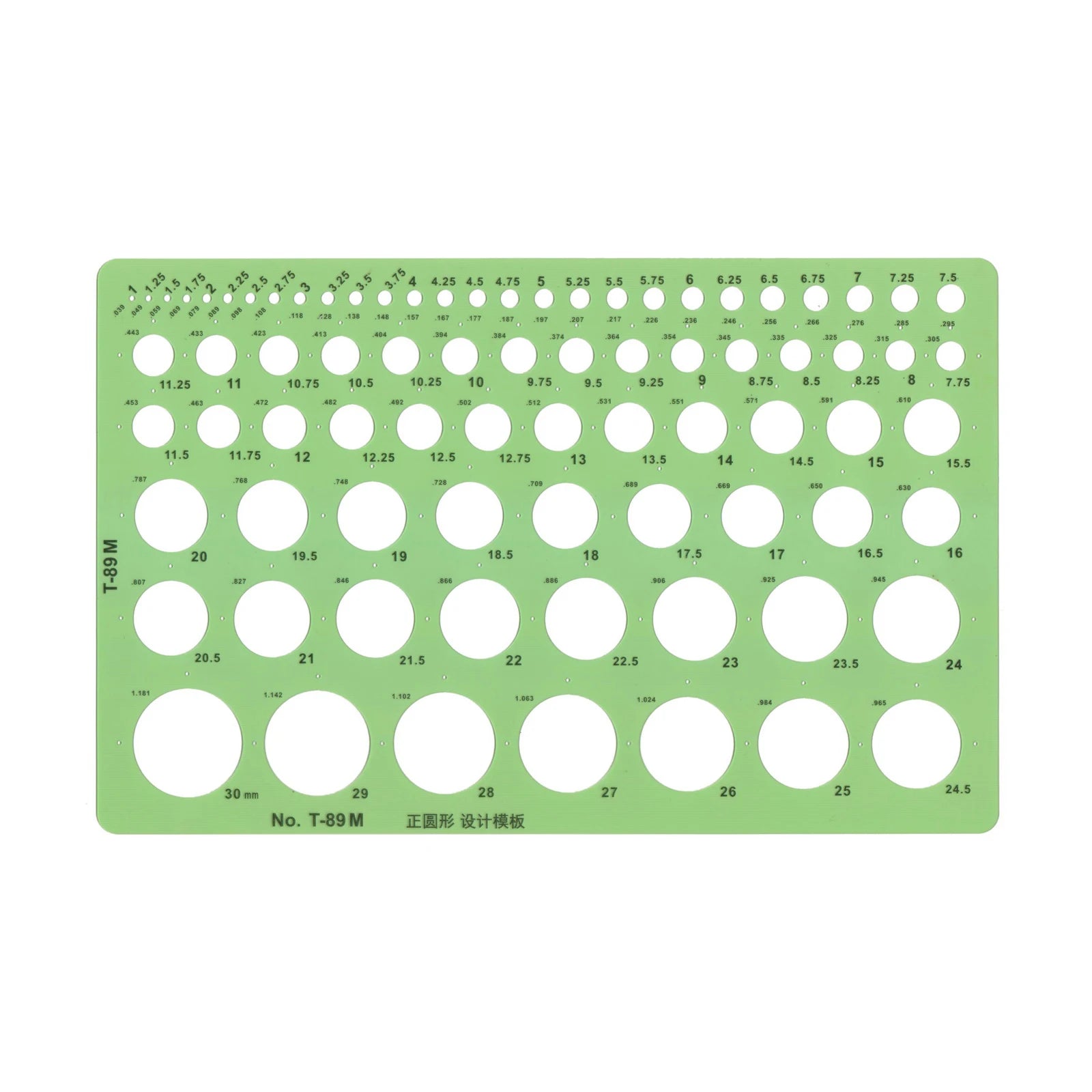 Jewelry Design Template Diamond Gemstone Drafting Ruler Kit Formwork Rulers Professional Designer Tools Supplies T-777-1 T-777-2