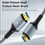8K HDMI Fiber Optic Cable 8K60Hz 4K120 HDMI 2.1 Cable  Dynamic HDR/eARC/HDCP 2.3 Compatible with LG Samsung Sony TV/PS5/Blu-ray