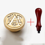 2PCS Clear Sealing Stamp Head Wax Seal Craft Supplies Wax Seal Stamp and Handle Stamp Scrapbooking Supplies Craft HCZ0106