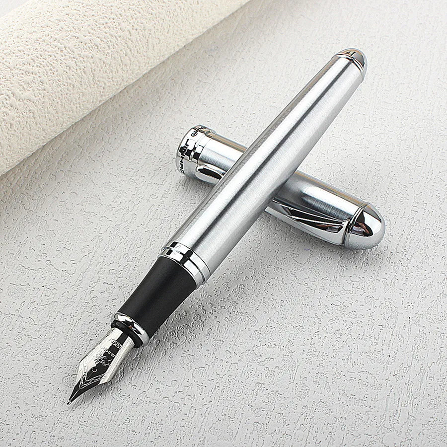 Jinhao X450 Classics Thick Body 1.0mm Bend Nib Calligraphy Pen High Quality Metal Fountain Pen Luxury Ink Gift Pens for Writing