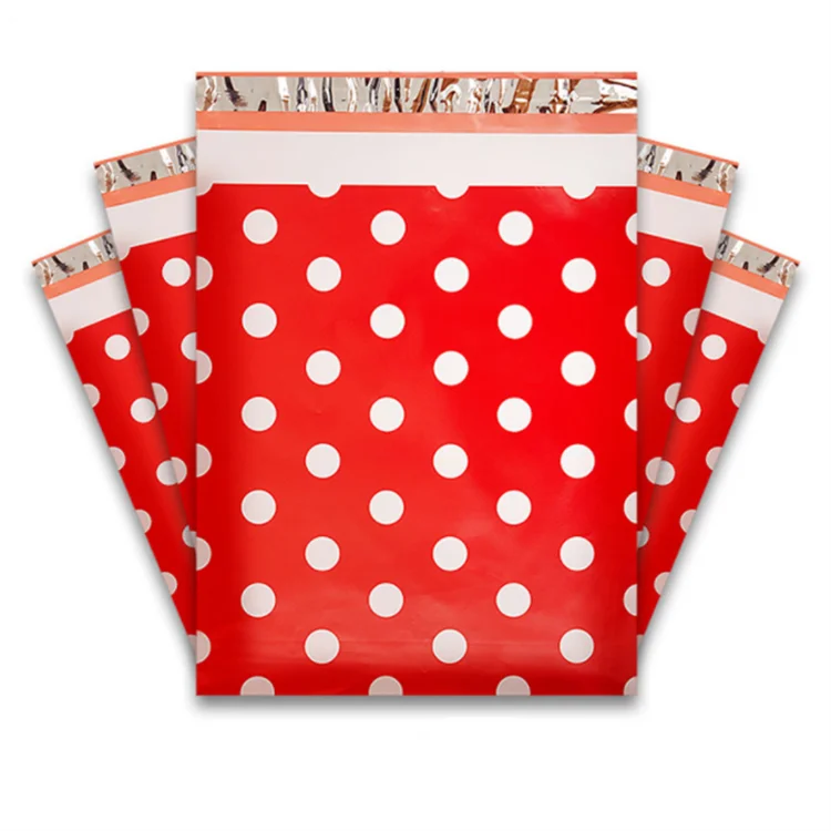 100PCS Poly Mailer Adhesive Envelope Courier Print Bag DIY Lady Panties Dress T-shirt Wedding Xmas Gift Box Packaging Pouches