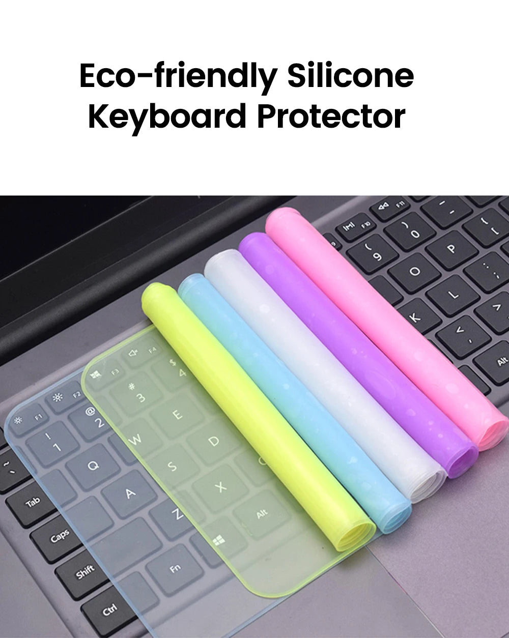 Universal Laptop Keyboard Cover Protector 12-17 inch Waterproof Dustproof Silicone Notebook Computer Keyboard Protective Film