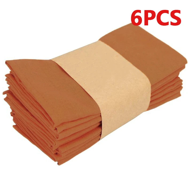Table Cloth Napkins Durable Polyester Thicken Placemat Reusable for Kitchen Dining  Wedding Decoration 16inch*16inch