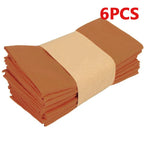 Table Cloth Napkins Durable Polyester Thicken Placemat Reusable for Kitchen Dining  Wedding Decoration 16inch*16inch