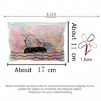 1000pcs Colour Children Disposable Rubber Band Black Transparent High Elasticity No Harm to Hair Hair Accessories Headband