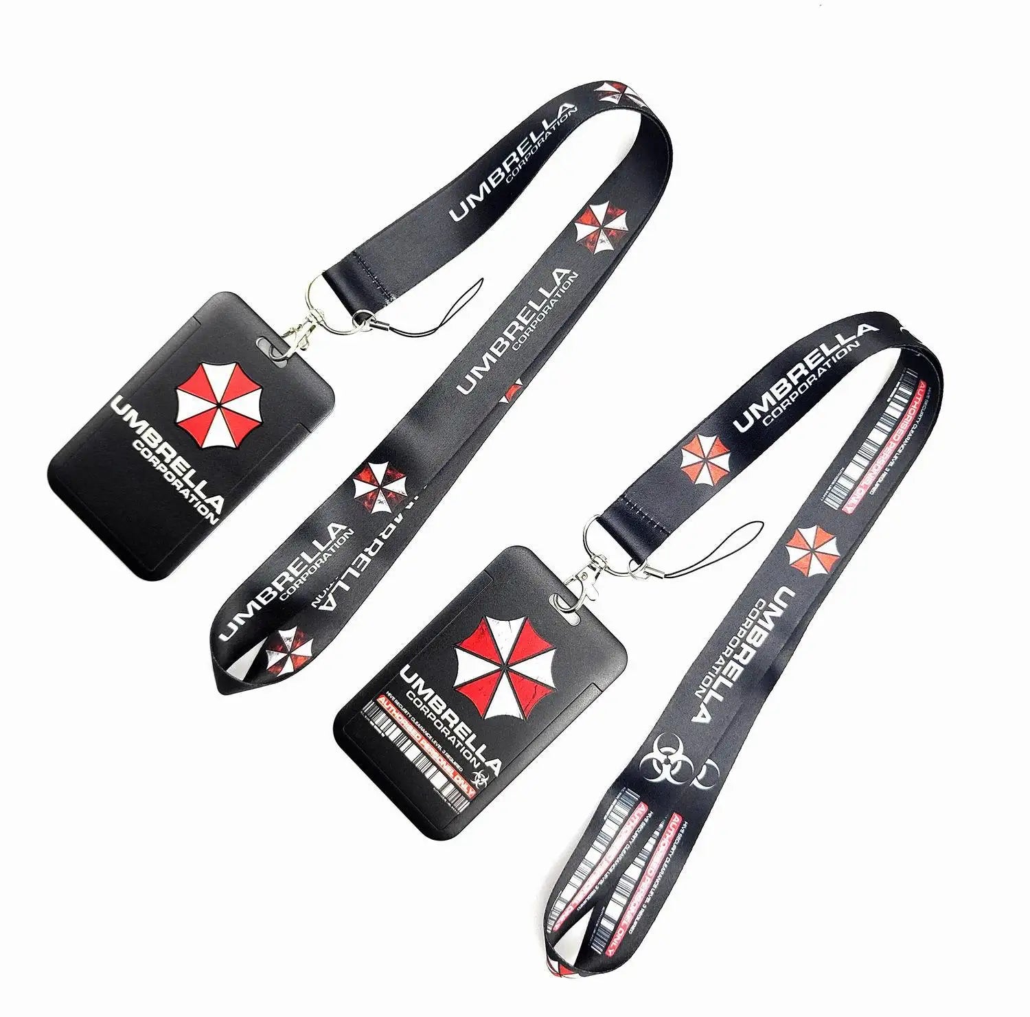 Game logo PVC Card Cover Student Campus Hanging Neck Bag Card Holder Lanyard ID Card Holders key chain