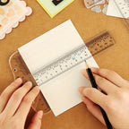 Precision 6 & 12 Acrylic T-Square Ruler – Perfect Alignment Tool for Crafting, Cardmaking, and Scrapbooking