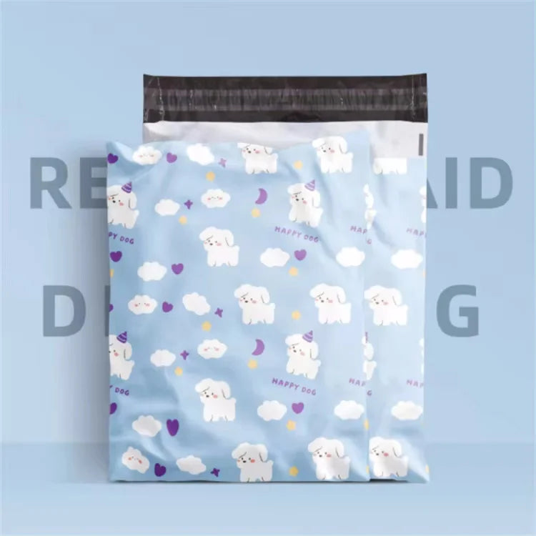100PCS 9.8x13in Poly Mailer Adhesive Envelope Bag DIY Women Girl's Gifts Wedding Anniversary Plastic Mailing Packaging Pouches
