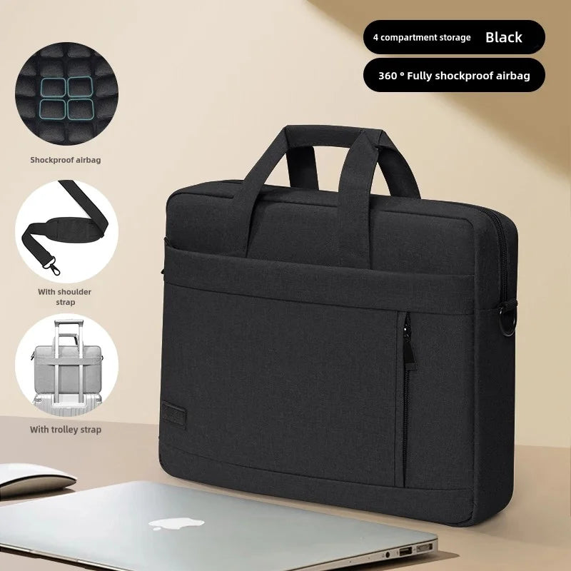 Business Laptop Bag Case Shoulder Tote Bag Notebook Bag Briefcase For 13 15 17 Inch Macbook Air Pro HP Huawei Asus Dell Handbag